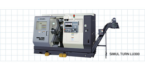 日本大隈臥式雙刀架數控車床SIMUL TURN LU系列