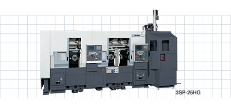 日本大隈臥式雙三架數控車床3SP 系列